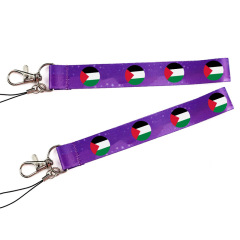 Promotional Palestine Country Flag Map Lanyard Polyester Sublimation logo Strap Printed Custom Free Palestine Lanyard,Zhongshan Yutang Craft Gifts Co., Ltd.，KeyChains+medal+Fridge Magnet,Promotional Palestine Country Flag Map Lanyard Polyester Sublimation logo Strap Printed Custom Free Palestine Lanyard
