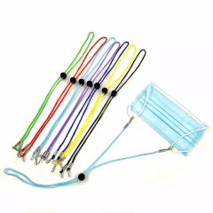 Custom Sublimation Colorful Woven Adjustable Length Cord Chain Strap Breakaway Kids Facemask Face Masking Lanyard,Zhongshan Yutang Craft Gifts Co., Ltd.，KeyChains+medal+Fridge Magnet,Custom Sublimation Colorful Woven Adjustable Length Cord Chain Strap Breakaway Kids Facemask Face Masking Lanyard