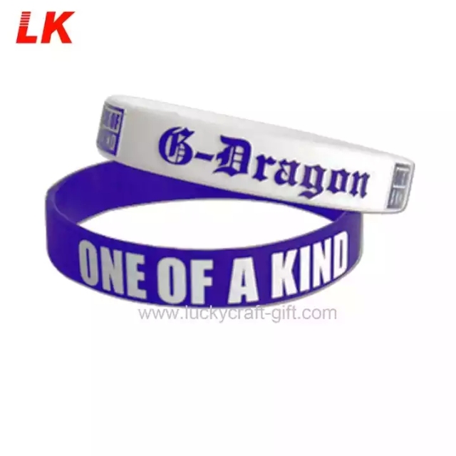 Customised Personalized Eco-friendly Printed Rubber Bracelet Wrist Band Motivational Custom Logo Silicone Wristband for Hand