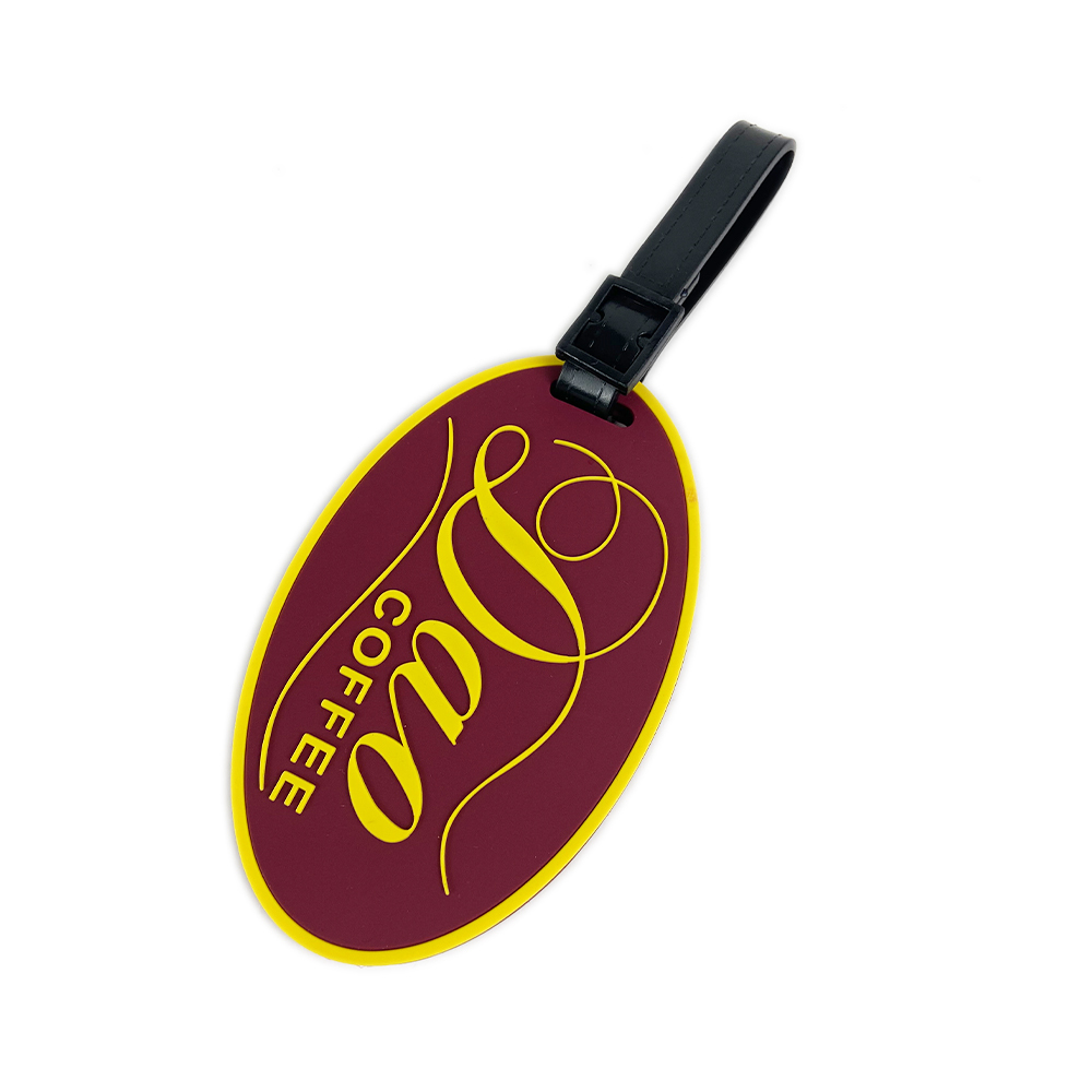 Factory Custom logo Children Name Id Large Embossed Pvc Adventure Luggage Tag