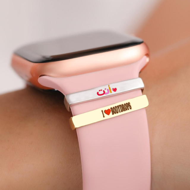 Hotsale Metal Decorative Cute Gold Watch Band Charms Accessory,Zhongshan Yutang Craft Gifts Co., Ltd.，KeyChains+medal+Fridge Magnet,Hotsale Metal Decorative Cute Gold Watch Band Charms Accessory