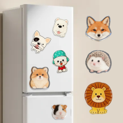 Wholesale Cheap Gifts Refrigerator Magnet Souvenir Custom Printed logo clear Acrylic Fridge Magnets