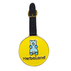 Free Custom Sports Metal Club Member Golf Running Bag hang Tag