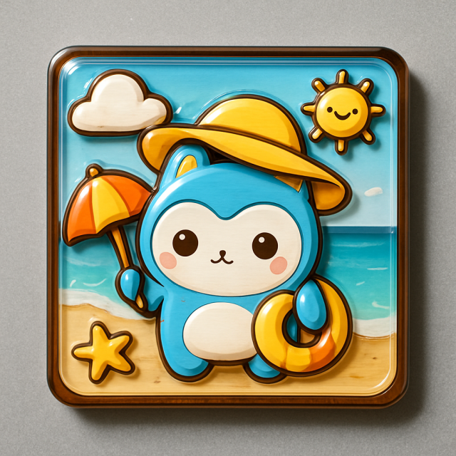 OEM Wood Epoxy Resin Fridge Magnets Custom Shape Logo Eco-Friendly Material Strong Magnetic Backing