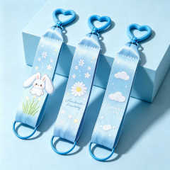 Wholesale Satin Ribbon Heart Keychain Bulk Cute Cartoon Keyring Party Favor Gift,Zhongshan Yutang Craft Gifts Co., Ltd.，KeyChains+medal+Fridge Magnet,Wholesale Satin Ribbon Heart Keychain Bulk Cute Cartoon Keyring Party Favor Gift