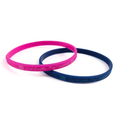 Wholesale Rubber Wristband Custom Fashion Promotional Silicone Bracelets Woman