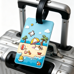 Creative Custom Shape PVC Luggage Tags Personalized 3D Silicone Rubber Bag Tags Unique Suitcase Identification Tags,Zhongshan Yutang Craft Gifts Co., Ltd.，KeyChains+medal+Fridge Magnet,Creative Custom Shape PVC Luggage Tags Personalized 3D Silicone Rubber Bag Tags Unique Suitcase Identification Tags