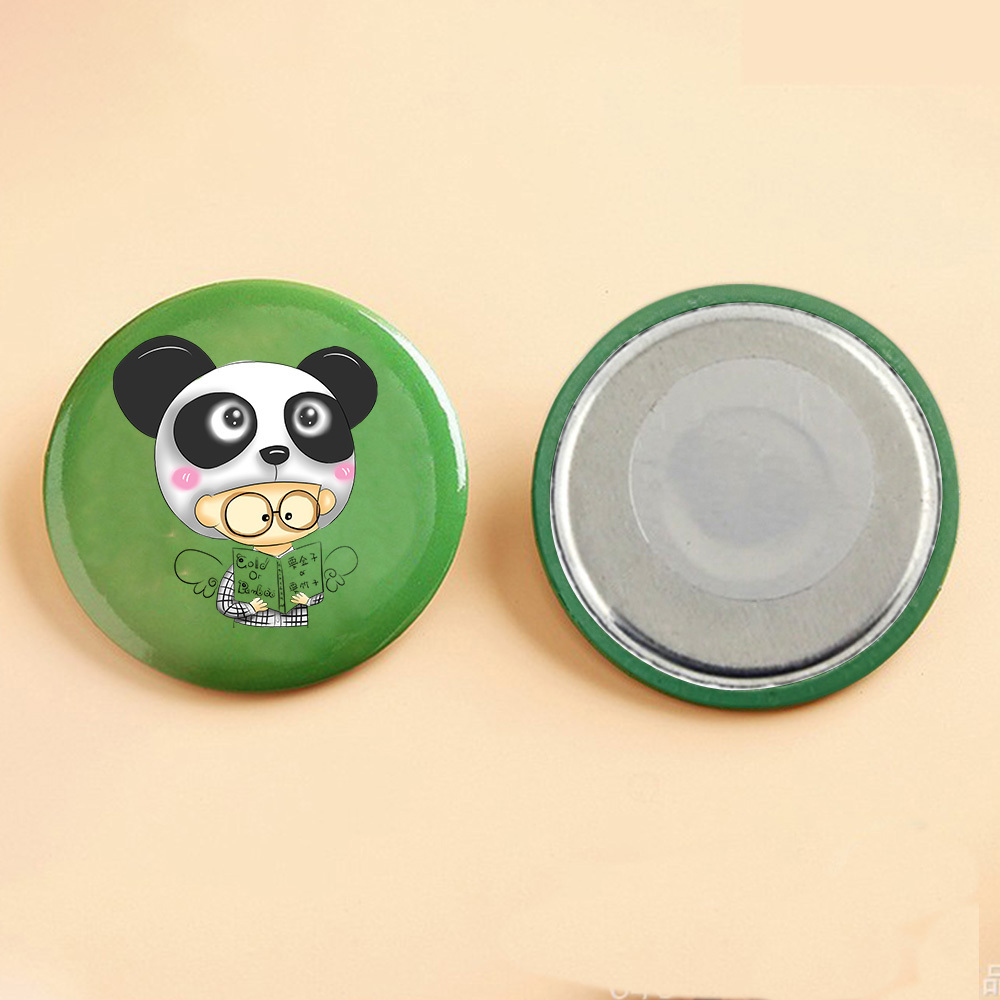 Personalized Colors Metal Name Badge Decorative Magnetic Round Button Magnet