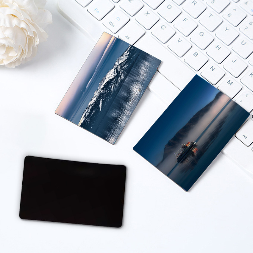Wholesale Advertising Gifts Custom Magnetic Folding Coated Paper Refrigerator Magnet
