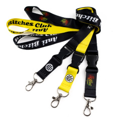 Custom Logo Printed Neck Strap Lanyard Id Badge Holders Lanyard and Pvc Name Card Polyester Keychain Lanyard,Zhongshan Yutang Craft Gifts Co., Ltd.，KeyChains+medal+Fridge Magnet,Custom Logo Printed Neck Strap Lanyard Id Badge Holders Lanyard and Pvc Name Card Polyester Keychain Lanyard