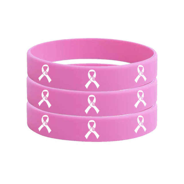 Wholesale Breast Cancer Bracelets Fashion Silicone Wristbands Custom logo Rubber Wrist Band,Zhongshan Yutang Craft Gifts Co., Ltd.，KeyChains+medal+Fridge Magnet,Wholesale Breast Cancer Bracelets Fashion Silicone Wristbands Custom logo Rubber Wrist Band