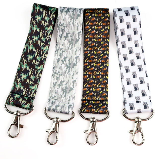 Promotional Key Chain Polyester Lanyards Printed Hand Wrist Mobile Phone Straps Keychain Custom Cheap Short Lanyard,Zhongshan Yutang Craft Gifts Co., Ltd.，KeyChains+medal+Fridge Magnet,Promotional Key Chain Polyester Lanyards Printed Hand Wrist Mobile Phone Straps Keychain Custom Cheap Short Lanyard