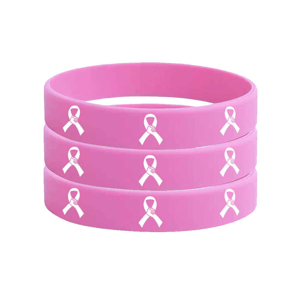Wholesale Breast Cancer Bracelets Fashion Silicone Wristbands Custom logo Rubber Wrist Band,Zhongshan Yutang Craft Gifts Co., Ltd.，KeyChains+medal+Fridge Magnet,Wholesale Breast Cancer Bracelets Fashion Silicone Wristbands Custom logo Rubber Wrist Band