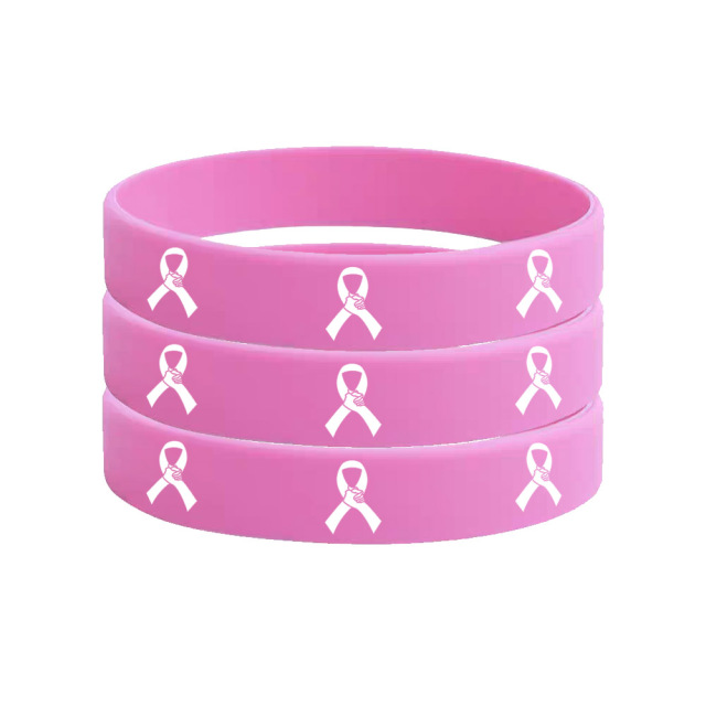 Wholesale Breast Cancer Bracelets Fashion Silicone Wristbands Custom logo Rubber Wrist Band,Zhongshan Yutang Craft Gifts Co., Ltd.，KeyChains+medal+Fridge Magnet,Wholesale Breast Cancer Bracelets Fashion Silicone Wristbands Custom logo Rubber Wrist Band