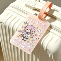 Fast Custom Acrylic Plastic Golf Suitcase Blue Identification Hotel Luggage Tag,Zhongshan Yutang Craft Gifts Co., Ltd.，KeyChains+medal+Fridge Magnet,Fast Custom Acrylic Plastic Golf Suitcase Blue Identification Hotel Luggage Tag
