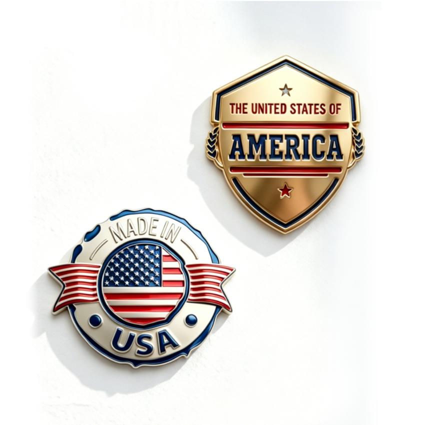 OEM USA 250th Anniversary Commemorative Badge Patriotic Metal Pin Featuring American Design for Collectors Souvenir Gifts,Zhongshan Yutang Craft Gifts Co., Ltd.，KeyChains+medal+Fridge Magnet,OEM USA 250th Anniversary Commemorative Badge Patriotic Metal Pin Featuring American Design for Collectors Souvenir Gifts