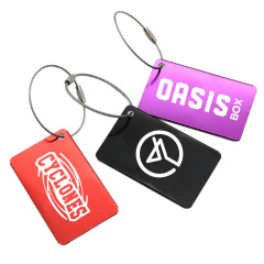 Fast Custom Sublimation Blanks Laser Engravable Aluminum Bag Luggage Tag,Zhongshan Yutang Craft Gifts Co., Ltd.，KeyChains+medal+Fridge Magnet,Fast Custom Sublimation Blanks Laser Engravable Aluminum Bag Luggage Tag