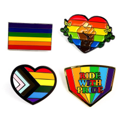 Wholesale Custom Heart rainbow Brooch Pin Gay Pride Flag Enamel Pins Cartoon Metal Badge Enamel Lapel Pride Pins Badge,Zhongshan Yutang Craft Gifts Co., Ltd.，KeyChains+medal+Fridge Magnet,Wholesale Custom Heart rainbow Brooch Pin Gay Pride Flag Enamel Pins Cartoon Metal Badge Enamel Lapel Pride Pins Badge