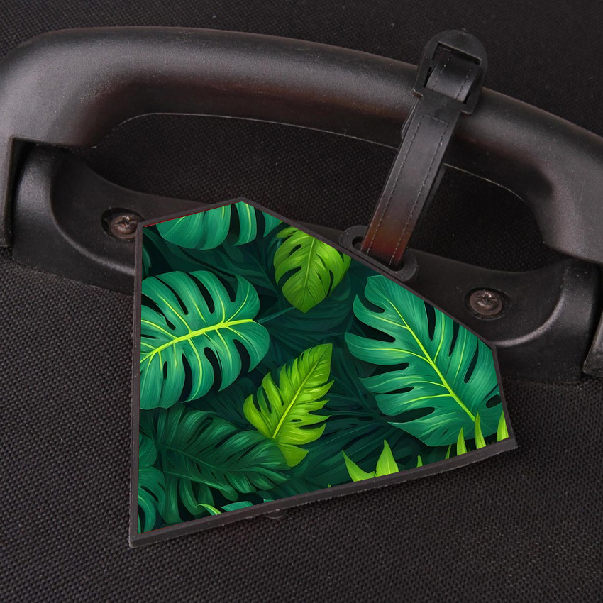 Personalised Giveaway Gifts Custom logo Print Round Branded Luggage Tag Bulk
