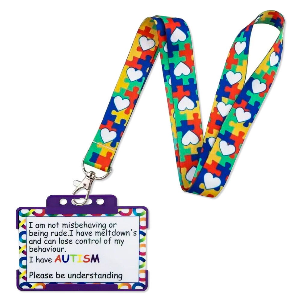Autism Awareness Jigsaw Puzzle Diy Keychains Accessory Safety Breakaway Mobile Phone USB ID Holder Key Strap Neck Lanyard,Zhongshan Yutang Craft Gifts Co., Ltd.，KeyChains+medal+Fridge Magnet,Autism Awareness Jigsaw Puzzle Diy Keychains Accessory Safety Breakaway Mobile Phone USB ID Holder Key Strap Neck Lanyard