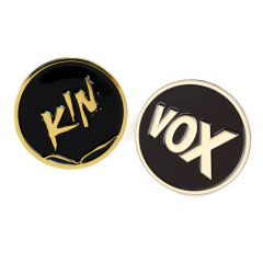 High Quality Oem Branded logo Letter Lapel Pin with butterfly Backing,Zhongshan Yutang Craft Gifts Co., Ltd.，KeyChains+medal+Fridge Magnet,High Quality Oem Branded logo Letter Lapel Pin with butterfly Backing