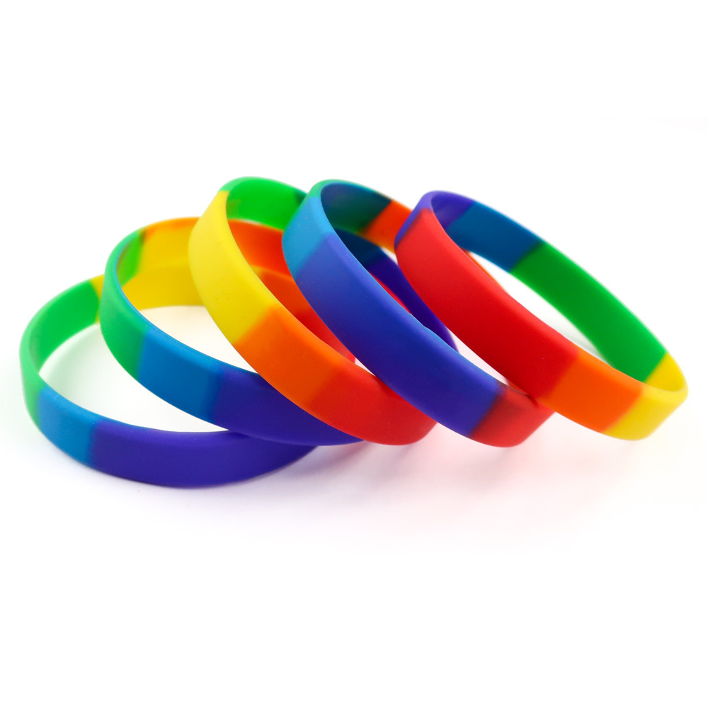 Wholesale Elastic Wristband Charm Bracelet Silicone Custom Rubber Charm Bracelet for Kids