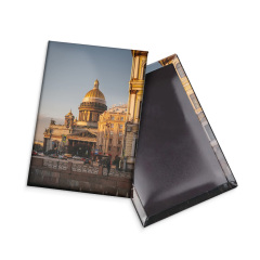 Promotional Gifts OEM square Rectangle Magnet Cardboard Sticker Fridge Maker