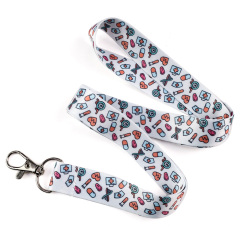 Custom Design Maker Medical Autism Awareness Team love pink Lanyard Bulk,Zhongshan Yutang Craft Gifts Co., Ltd.，KeyChains+medal+Fridge Magnet,Custom Design Maker Medical Autism Awareness Team love pink Lanyard Bulk