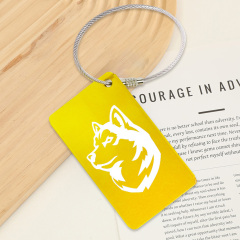 Fast Custom Sublimation Blanks Laser Engravable Aluminum Bag Luggage Tag,Zhongshan Yutang Craft Gifts Co., Ltd.，KeyChains+medal+Fridge Magnet,Fast Custom Sublimation Blanks Laser Engravable Aluminum Bag Luggage Tag
