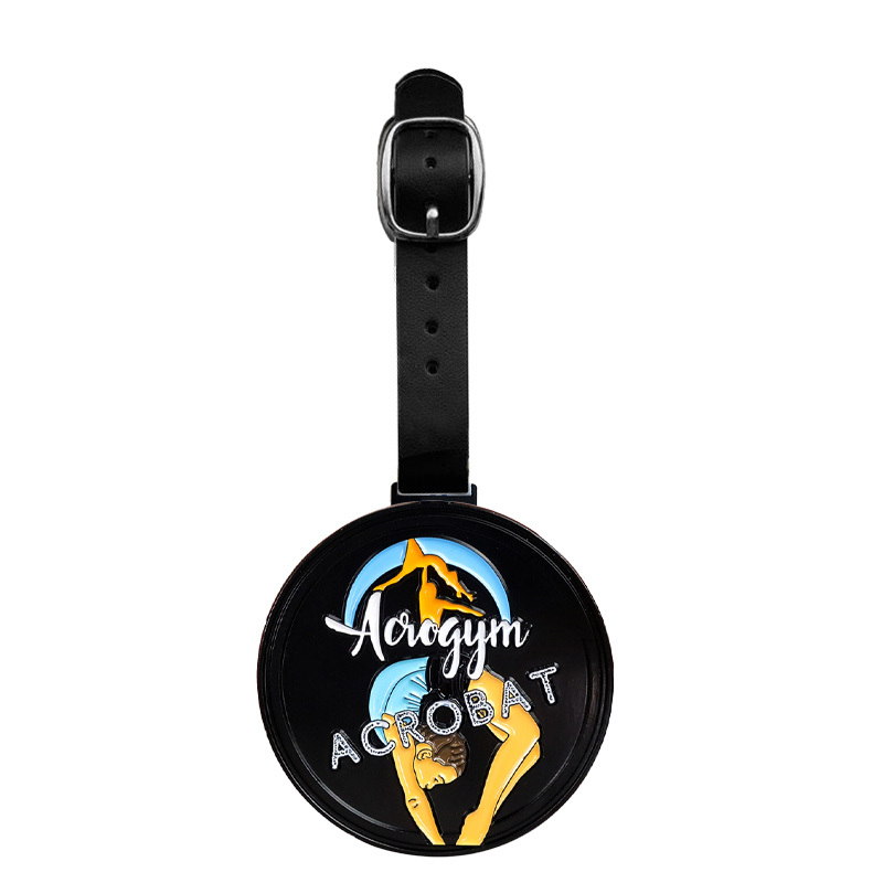 Personalized Double Sided Engraved Die Cast Metal Golf Bag Tags