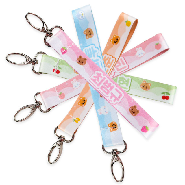 Promotional Silkscreen Short Nylon Car Keychain Thick Kpop Lanyard with Carabiner Wrist Band Polyester Lanyard Strap,Zhongshan Yutang Craft Gifts Co., Ltd.，KeyChains+medal+Fridge Magnet,Promotional Silkscreen Short Nylon Car Keychain Thick Kpop Lanyard with Carabiner Wrist Band Polyester Lanyard Strap