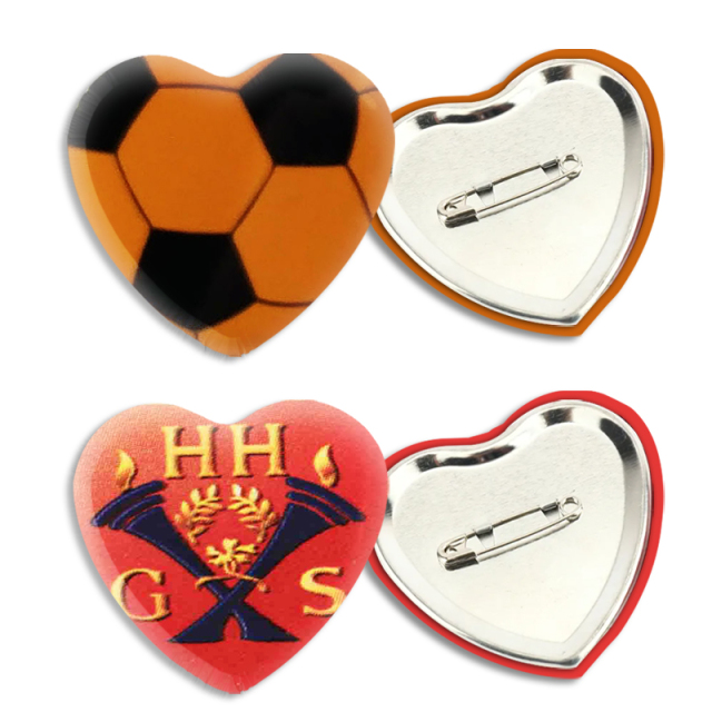 Cheap Diy Metal Shape Button Pins Custom Heart Badge Maker,Zhongshan Yutang Craft Gifts Co., Ltd.，KeyChains+medal+Fridge Magnet,Cheap Diy Metal Shape Button Pins Custom Heart Badge Maker