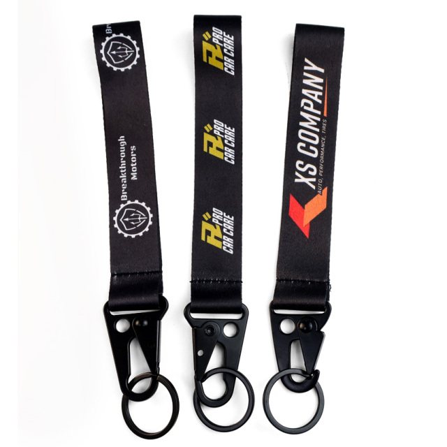 Custom Logo Printed Hand Wrist Wristlet Keychain Key Chain Eagle Mouth Buckle Short Strap Lanyard,Zhongshan Yutang Craft Gifts Co., Ltd.，KeyChains+medal+Fridge Magnet,Custom Logo Printed Hand Wrist Wristlet Keychain Key Chain Eagle Mouth Buckle Short Strap Lanyard