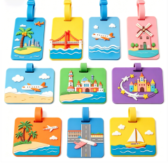 Creative Custom Shape PVC Luggage Tags Personalized 3D Silicone Rubber Bag Tags Unique Suitcase Identification Tags,Zhongshan Yutang Craft Gifts Co., Ltd.，KeyChains+medal+Fridge Magnet,Creative Custom Shape PVC Luggage Tags Personalized 3D Silicone Rubber Bag Tags Unique Suitcase Identification Tags