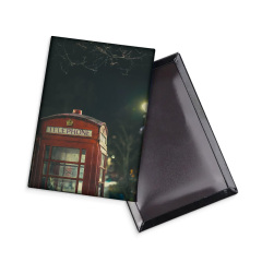 Promotional Gifts OEM square Rectangle Magnet Cardboard Sticker Fridge Maker