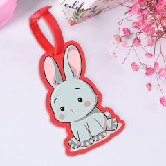 Custom Brand Rubber Debossed Name logo Print Soft Pvc Golf Bag Tag