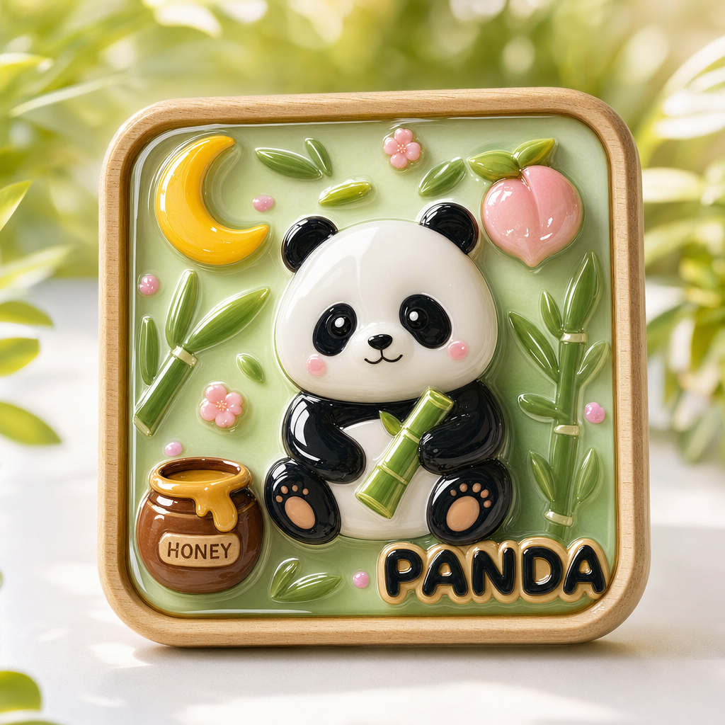 Wholesale Custom Logo Brand Wood Epoxy Resin Fridge Magnets Promotional Business Gift Fast Delivery