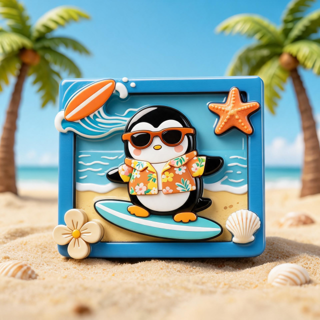 OEM Wood Epoxy Resin Fridge Magnets Custom Shape Logo Eco-Friendly Material Strong Magnetic Backing
