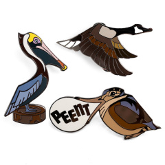 Custom Cartoon Animals Birds Enamel Pins Wild Goose Parrot Owl Colorful Alloy Brooch Badge Woman Jewelry Gift,Zhongshan Yutang Craft Gifts Co., Ltd.，KeyChains+medal+Fridge Magnet,Custom Cartoon Animals Birds Enamel Pins Wild Goose Parrot Owl Colorful Alloy Brooch Badge Woman Jewelry Gift