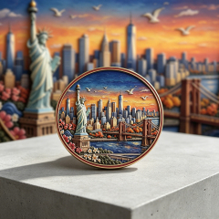 Free Design 3D Logo Wholesale Souvenir Die Cast Aluminum Soft Enamel Fridge Magnets & Promotional Gift