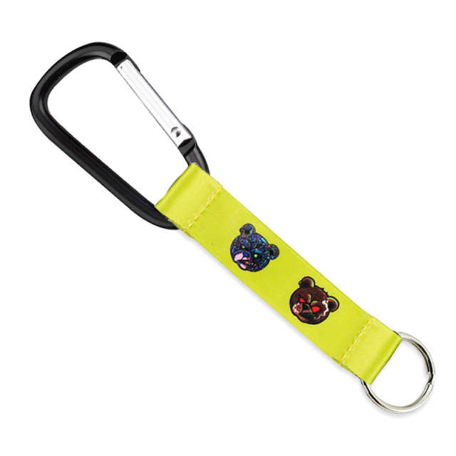 Custom Wristlet Key Chain Wrist Strap Short Lanyard Keychain Carabiner with Keyring,Zhongshan Yutang Craft Gifts Co., Ltd.，KeyChains+medal+Fridge Magnet,Custom Wristlet Key Chain Wrist Strap Short Lanyard Keychain Carabiner with Keyring