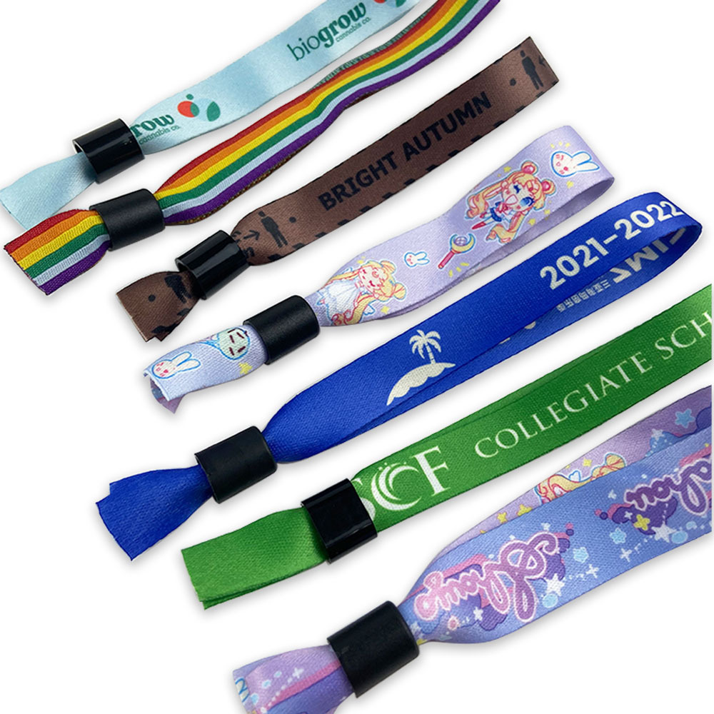 Cheap Adjustable Jacquard Woven Polyester Festival Wristband Promotional Fabric Bracelet for Concert Events,Zhongshan Yutang Craft Gifts Co., Ltd.，KeyChains+medal+Fridge Magnet,Cheap Adjustable Jacquard Woven Polyester Festival Wristband Promotional Fabric Bracelet for Concert Events