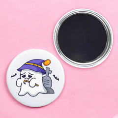 Personalized Colors Metal Name Badge Decorative Magnetic Round Button Magnet