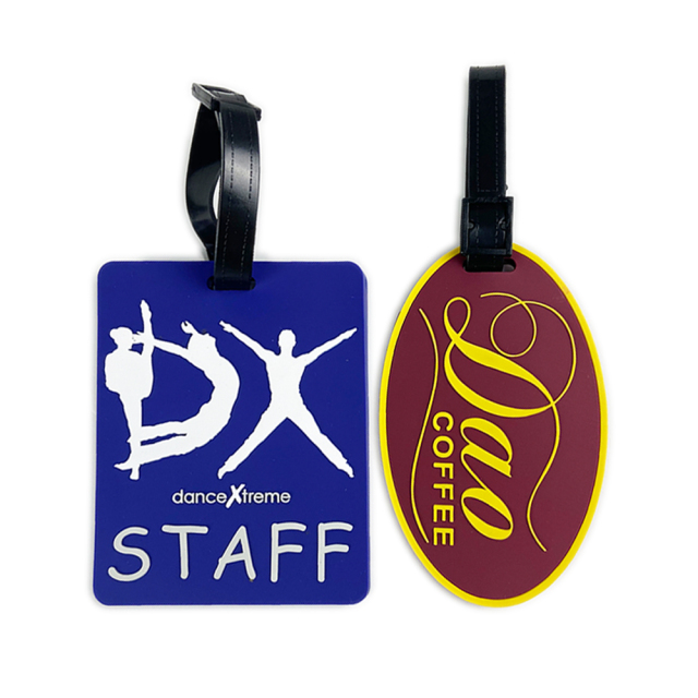 Factory Custom logo Children Name Id Large Embossed Pvc Adventure Luggage Tag