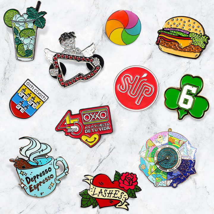 Factory Custom Hat Pins Milk Tea Lapel Pin Hard Soft Enamel Pin Metal logo Badge,Zhongshan Yutang Craft Gifts Co., Ltd.，KeyChains+medal+Fridge Magnet,Factory Custom Hat Pins Milk Tea Lapel Pin Hard Soft Enamel Pin Metal logo Badge