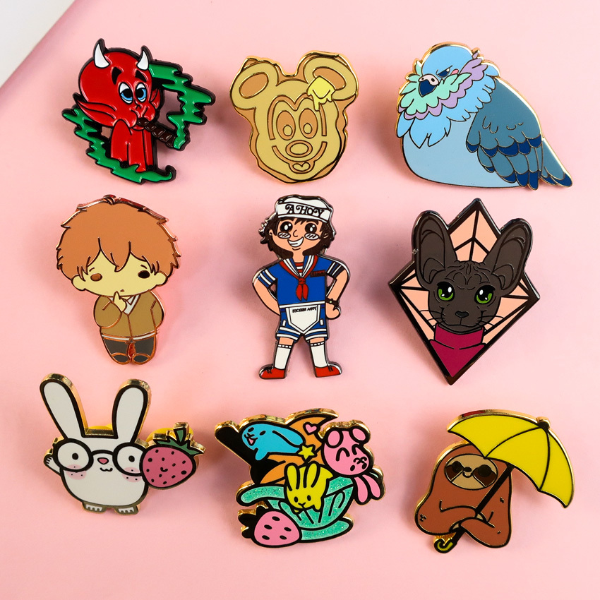 Manufacturer Wholesale Designer Cute Metal Crafts Badge Gifts Hard Custom logo Lapel Pin Enamel Pins,Zhongshan Yutang Craft Gifts Co., Ltd.，KeyChains+medal+Fridge Magnet,Manufacturer Wholesale Designer Cute Metal Crafts Badge Gifts Hard Custom logo Lapel Pin Enamel Pins