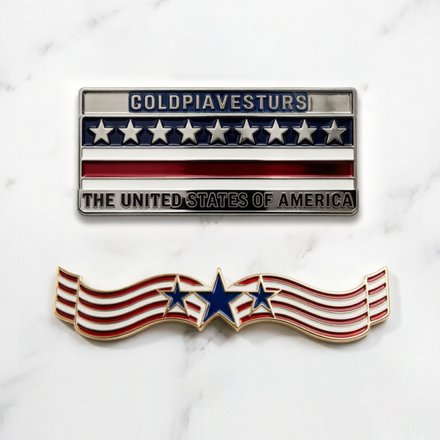 Custom USA 250th Anniversary Metal Badge Collectible Souvenir Patriotic Emblem with American Design Celebration Gift,Zhongshan Yutang Craft Gifts Co., Ltd.，KeyChains+medal+Fridge Magnet,Custom USA 250th Anniversary Metal Badge Collectible Souvenir Patriotic Emblem with American Design Celebration Gift