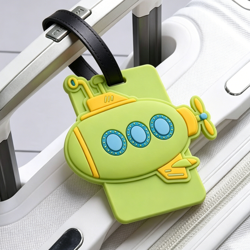 Creative Custom Shape PVC Luggage Tags Personalized 3D Silicone Rubber Bag Tags Unique Suitcase Identification Tags,Zhongshan Yutang Craft Gifts Co., Ltd.，KeyChains+medal+Fridge Magnet,Creative Custom Shape PVC Luggage Tags Personalized 3D Silicone Rubber Bag Tags Unique Suitcase Identification Tags