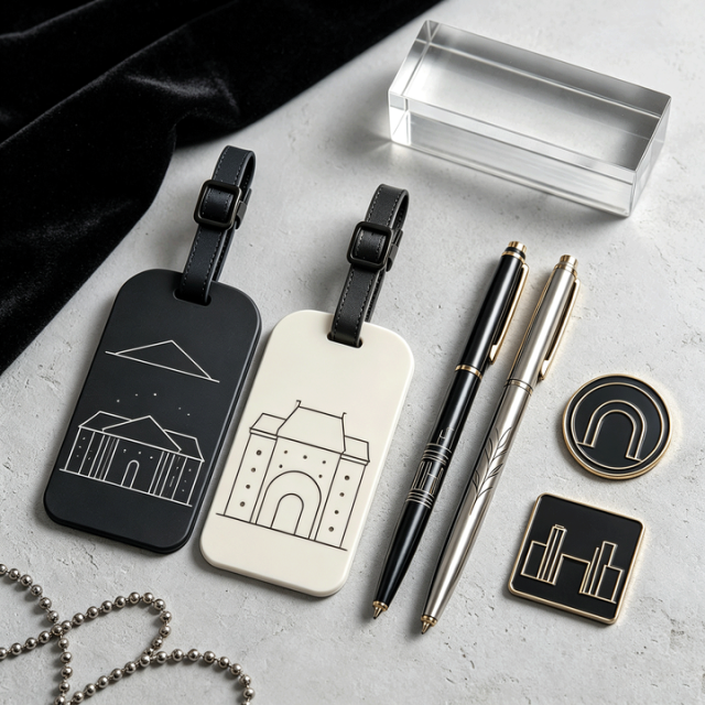 Wholesale Promotional Giveaway Custom Printed Passport Cover Black Luggage Gift Tag Set for Kids