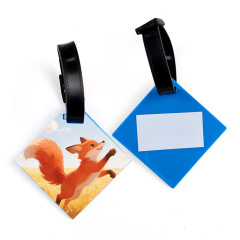 Personalised Giveaway Gifts Custom logo Print Round Branded Luggage Tag Bulk